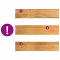 vidaXL Okenný parapet 2 ks svetlohnedá 70x15x2 cm dubový masív