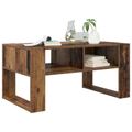 vidaXL Konferenčný stolík Staré drevo 92 x 53 x 45 cm Kompozitné drevo