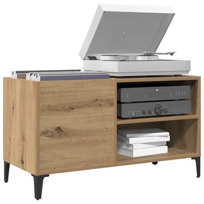 vidaXL Skrinka na platne dub artisan 84,5x38x48 cm kompozitné drevo