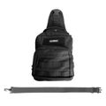 Taška cez rameno Tactical Black - GymBeam