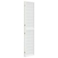vidaXL Skladací paraván s 3 panelmi, japonský štýl 120x170 cm biely