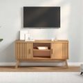 vidaXL TV skrinka OLDEN, hnedá 114x43x57 cm, borovicový masív