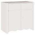 vidaXL Servírovacia skriňa so zásuvkou Drammen Biela 79 x 43 x 75.5 cm