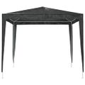 vidaXL Profesionálny párty stan 2,5x2,5 m, antracitový 90 g/m²
