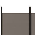 vidaXL 4-panelový paraván antracitový 200x220 cm látkový