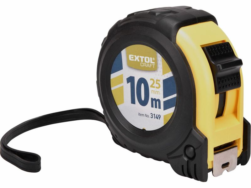 Zvinovací meter, 10 m, š. pásky 25mm EXTOL-CRAFT