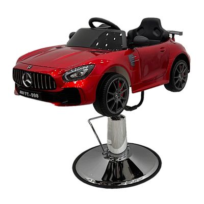 Detské kadernícke kreslo WAG – červené auto