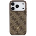 Puzdro Guess 4G Small Classic Logo MagSafe pre iPhone 17 Pro hnedé