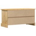 vidaXL TV skrinka Corona 100x40x52 cm, borovicový masív