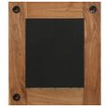 vidaXL Zrkadlo z masívneho akáciového dreva 50x50 cm