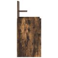 vidaXL Nočné skrinky s 2 zásuvkami 2 ks dymový dub 38x34x80 cm