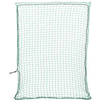 vidaXL Sieť na prívesný vozík s elastickým lanom, zelená 3x2,5 m, PP
