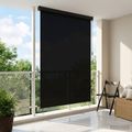 vidaXL Roleta Čierna 120 x 250 cm Textil a hliník