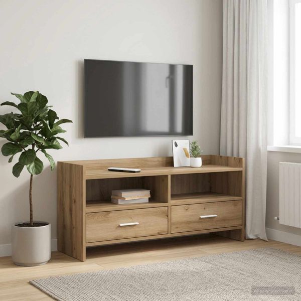 vidaXL TV skrinka 100 x 33 x 47 cm Dub artisan Kompozitné drevo