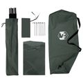 vidaXL Auto Stan 308 x 215 x 220 cm Armádna zelená Polyester a oceľ