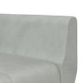 vidaXL Pohovka v tvare L bledosivá 275x140x70 cm zamat