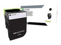 Extra vysoká výťažnosť - čierna - originálna - kazeta s farbivom - pre Lexmark CS517de, CX517de