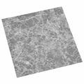 vidaXL Samo-lepiace podlahové dosky Šedý a biely 30,5 x 30,5 cm 20 ks