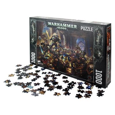 Puzzle Warhammer 40000: Gulliman vs Black Legion, 1000 dielikov