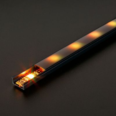 Al lišta pre LED pásy 41011A1-BK