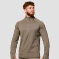 Běžecká mikina 1/2 Zip Pulse Vetiver - GymBeam, veľkosť L, veľkosť oblečenia L