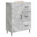 vidaXL Servírovacia skriňa Betónovo sivá 66 x 34,5 x 89,5 cm
