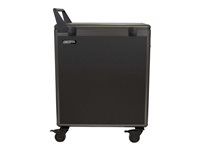 Vozík (iba nabíjanie) - drsný - pre 20 tabletov / notebookov - uzamykateľný - hliník (puzdro) - strieborná - výstup: AC 230 V