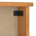 vidaXL Nástenný vešiak na kabáty SANDNES 45x12x35 cm borovicový masív