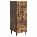 vidaXL Servírovacia skriňa Dymový dub 34,5 x 33 x 92 cm