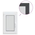 vidaXL Otočné a sklopné okno do suterénu RISOR 50 x 75 cm PVC a sklo