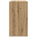 vidaXL Rohová komoda so zásuvkami dub artisan 60x41x76cm kompoz. drevo