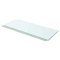 vidaXL Poličky 2 ks panel z priehľadného skla 60x20 cm