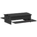 vidaXL Krmítko s pedálom pre kura Čierna 75 x 53 x 20,5 cm 10 kg