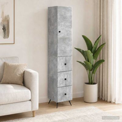 vidaXL Sada skríň 2 ks 34,5 x 34,5 x 90 cm Kompozitné drevo
