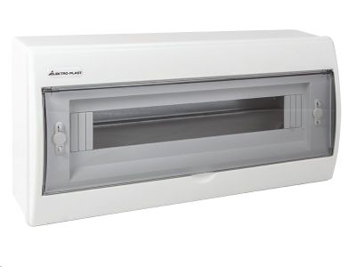 Rozvádzač RN-18 Fala (N+PE) IP40 plastový 1x18 stěnový / prehľadné dvere