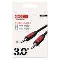 Kábel Jack 3,5 mm - Jack 3,5 mm  3 m stereo | SM5003 EMOS