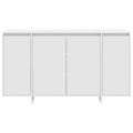 vidaXL Servírovacia skriňa Biela 135 x 41 x 75 cm Kompozitné drevo