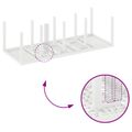 vidaXL Záhradný jedálenský set 9 ks Svetlosivá Polypropylén