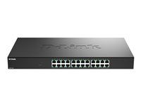D-Link DMS-1024 - Prepínac - L2+ - 24 x 10/100/1000/2.5G - desktop, Lze montovat do rozvadece