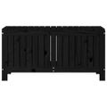 vidaXL Záhradný úložný box čierny 108x42,5x54 cm masívna borovica