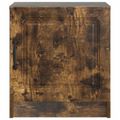 vidaXL Nočný stolík 2 ks Dymový dub 43 x 34,5 x 47 cm Kompozitné drevo