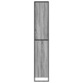 vidaXL Vysoké skrinky Sivý Sonoma 60 x 36 x 200 cm Kompozitné drevo