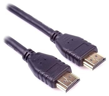 PremiumCord HDMI 2.1 High Speed + Ethernet kabel/ 8K@60Hz / zlacnené konektory/ 5m/ čierny Kabel, HDMI 2.1, High Speed, 8K pri 60Hz, s ethernetom, zlacnené konektory, 5m, čierny
