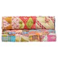 vidaXL Taburetka, patchwork, látka