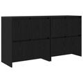 vidaXL Komody 2 ks Čierny dub 70 x 41 x 75 cm Kompozitné drevo