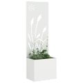 vidaXL Záhradná clona na súkromie Rezací Biela 50 x 32 x 150 cm