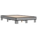 vidaXL Posteľný rám sivý sonoma 135x190 cm kompozitné drevo a kov