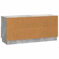 vidaXL TV skrinka Betónovo sivá 102 x 34,5 x 47 cm Kompozitné drevo