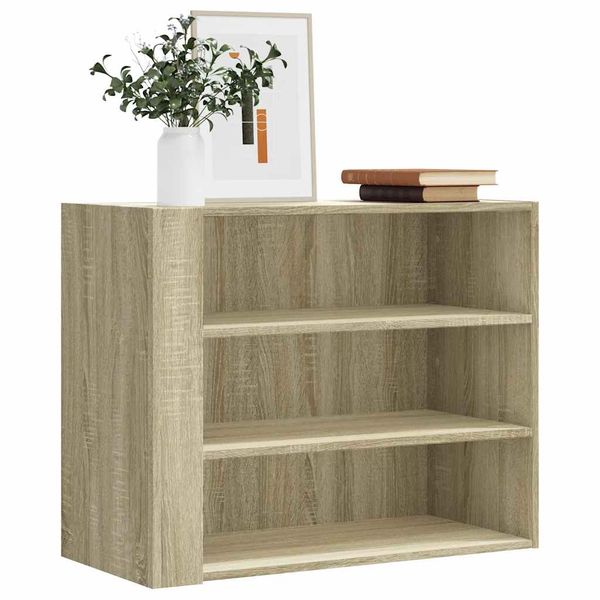 vidaXL Nástenná skrinka dub sonoma 75x35x60 cm kompozitné drevo