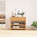 vidaXL Konzolový stôl so zásuvkou Drammen Dub 89,5 x 37 x 73 cm